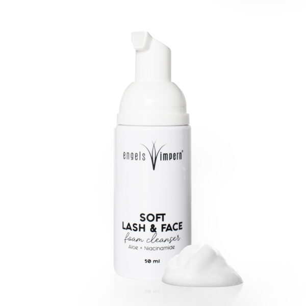 Wimpernshampoo Soft Lash & Face Foam Cleanser (50ml) – Bild 2