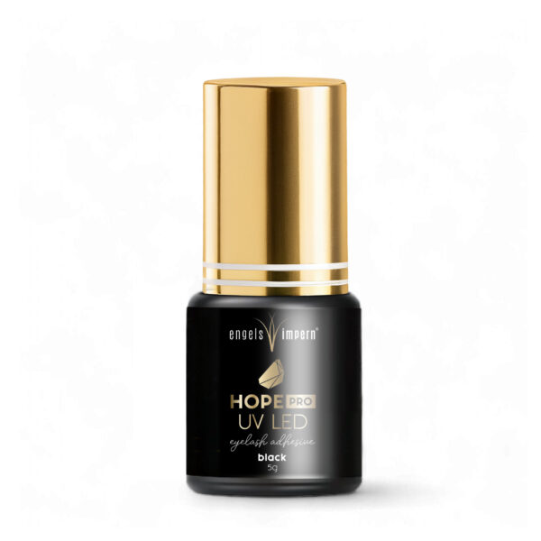 HOPE PRO UV LED Wimpernkleber 5 g / schwarz – 0,5 Sek Neue Rezeptur (TPO-frei)