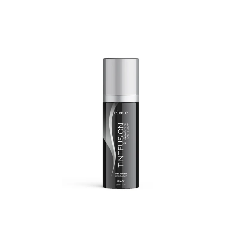 Augenbrauen- & Wimpernfarbe Black – TINTFUSION All-in-One mit Keratin | eloore® – Bild 3
