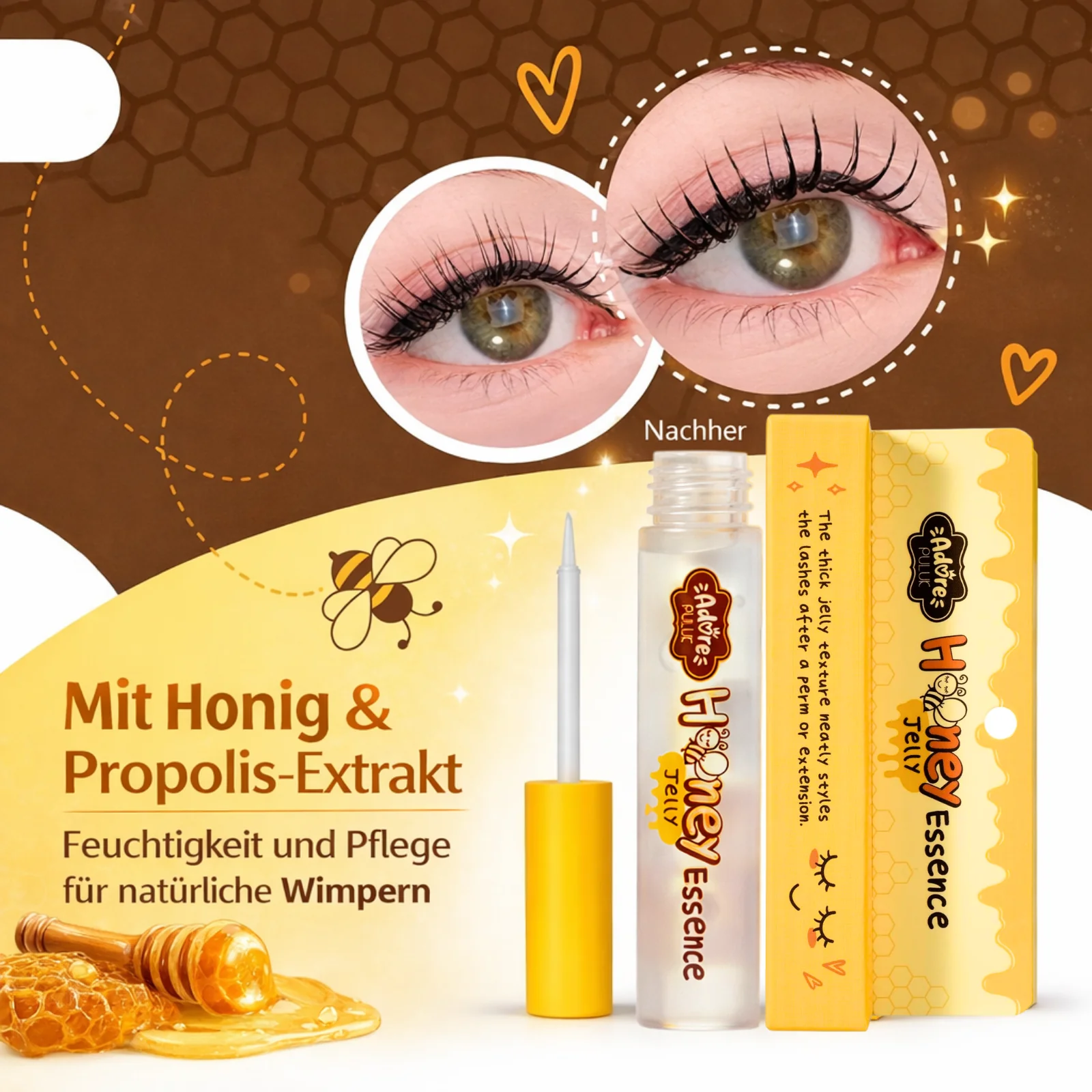 Honey Jelly Essence Lash Styler – Spike Styling Gel | 10 g – Bild 4