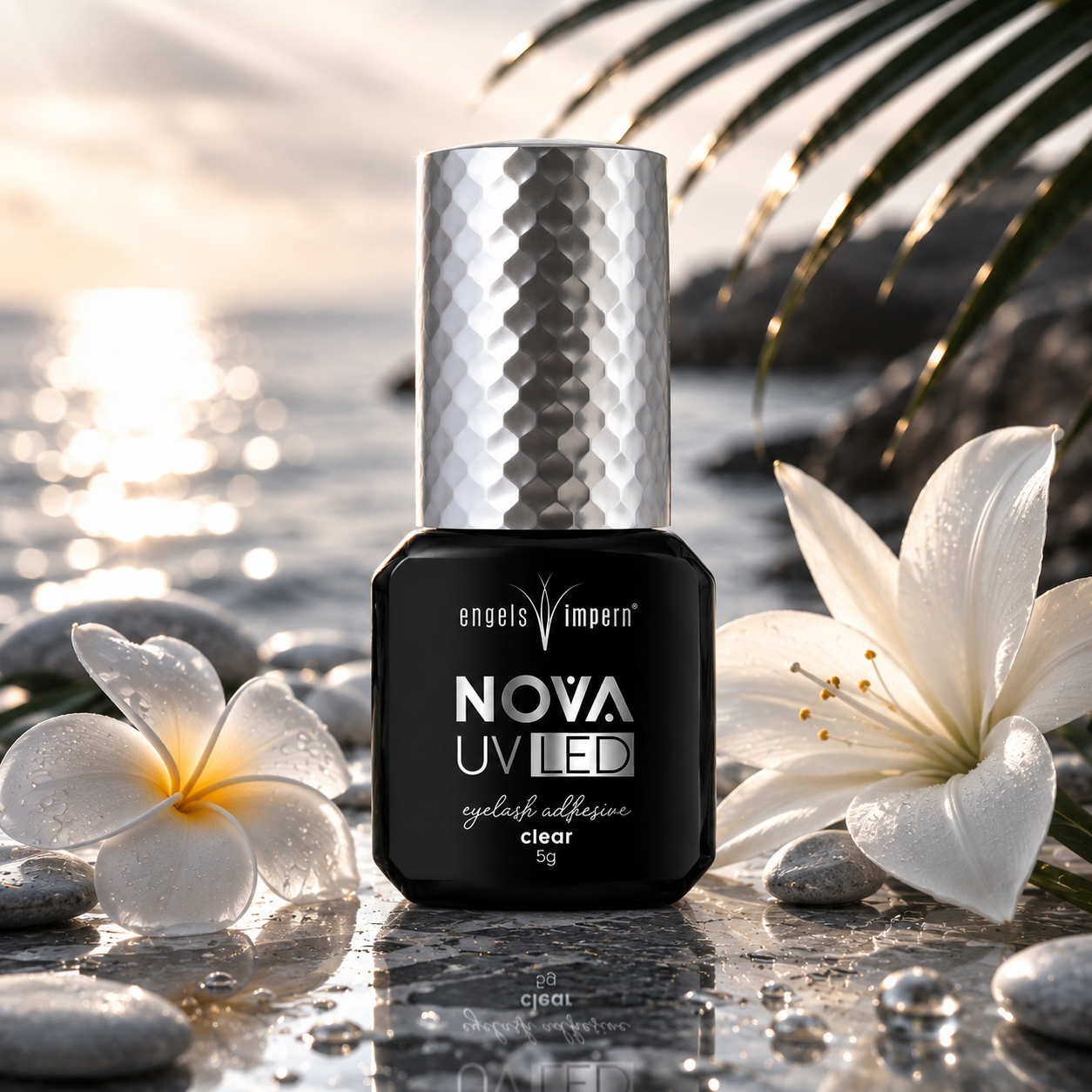 NOVA UV LED Wimpernkleber 5 g / transparent–0,3 Sek (TPO-frei)